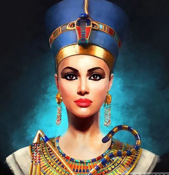Diamantové vyšívání Obrazy s kamínků KAMÍNKY JSOU PO CELÉ PLOŠE Egypt žena > 30x40cm