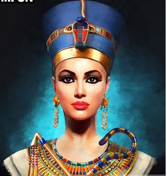 Diamantové vyšívání Obrazy s kamínků KAMÍNKY JSOU PO CELÉ PLOŠE Egypt žena > 20x30cm