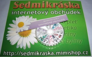 Kolečko zdobících kamínků