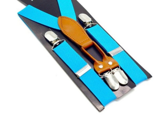 Kšandy šle dětské 4 x klips délka 65cm DĚTSKÉ > varianta Modrá