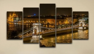 Kamínkové vyšívání Obrázek s kamínků Vyšívací sada s kamínky diamantové vyšívání  most > 2x15x20+2x15x30+1x15x40cm