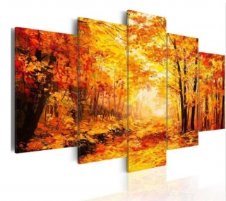 Kamínkové vyšívání Obrázek s kamínků Vyšívací sada s kamínky diamantové vyšívání listopad > 2x15x20+2x15x30+1x15x35cm