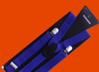 Kšandy šle 2,5cm x 95cm > varianta Modrá