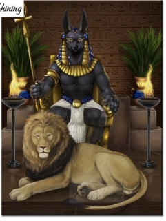 Diamantové vyšívání Obrazy s kamínků KAMÍNKY JSOU PO CELÉ PLOŠE Egypt lev > 20x25cm