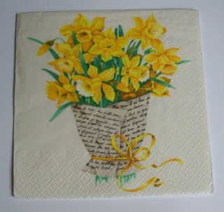 Ubrousek narsisky na decoupage