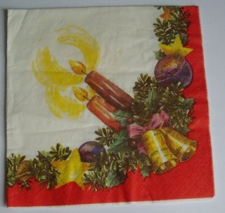 Ubrousek vánoce ubrousek na decoupage