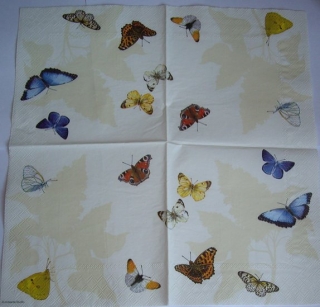 Ubrousek motýl motýlci ubrousek na decoupage