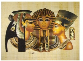 Diamantové vyšívání Obrazy s kamínků KAMÍNKY JSOU PO CELÉ PLOŠE Egypt hlavy > 20x30cm