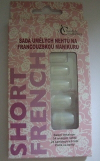 Umělé nehty č.10 v krabičce - bílá
