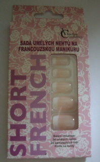 Umělé nehty č.10 v krabičce - tělová