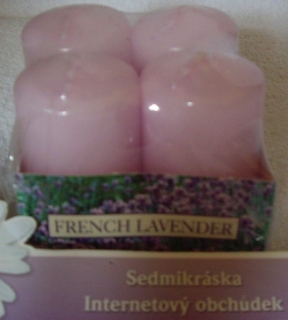 Svíčky v balení 4Ks French Lavender