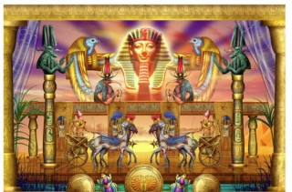 Kamínkové vyšívání Obrázek s kamínků Vyšívací sada s kamínky diamantové vyšívání Egypt > 15x20cm