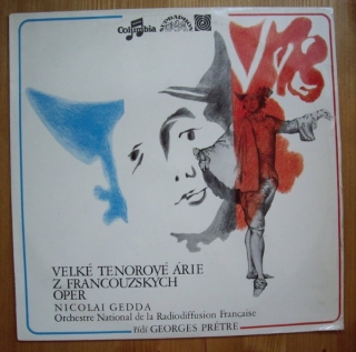 Gramofonová deska - LP deska NICOLAE HERLEA velké tenorové árie z Francouzských oper