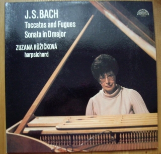 Gramofonová deska - LP deska J.S.BACH  Zuzana Růžičková 2 x LP
