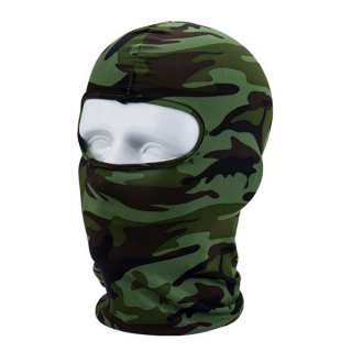 Kukla na hlavu maskáč > varianta zelená maskáč