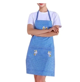 Zástěra kuchyňská zástěrka modrá