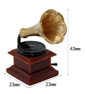 Gramofon miniatura 