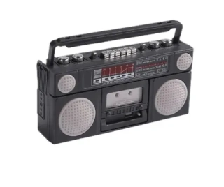 Rádio retro kazeťák miniatura