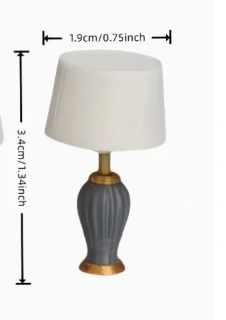 Lampa lampička na světlo miniatura