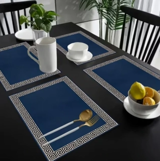 Prostírání modré moderní luxusní vzor