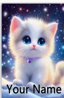 Ručník s vlastním jménem kočička kotě