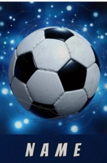 Ručník s vlastním jménem míč fotbal 