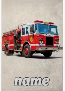 Ručník s vlastním jménem hasiči 