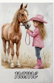 Ručník s vlastním jménem koník 