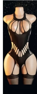 Sexy overal erotický černý