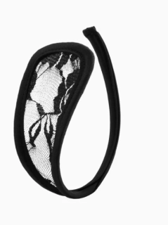 C-string Spodní kalhotky tanga C-string erotické prádlo černé krajkové