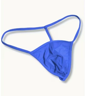 Tanga pánské sexy prádlo modré 