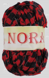NORA č.13 volánková červená 100g