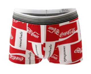 Pánské trenýrky trenky pánské hedvábné spodní prádlo boxerky cola