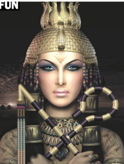 Diamantové vyšívání Obrazy s kamínků KAMÍNKY JSOU PO CELÉ PLOŠE Egypt žena > 20x25cm