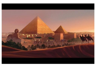 Diamantové vyšívání Obrazy s kamínků KAMÍNKY JSOU PO CELÉ PLOŠE Egypt > 20x25cm