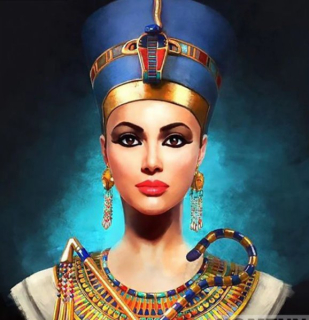 Diamantové vyšívání Obrazy s kamínků KAMÍNKY JSOU PO CELÉ PLOŠE Egypt žena > 30x40cm