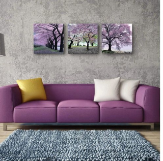 Diamantové vyšívání Obrazy s kamínků KAMÍNKY JSOU PO CELÉ PLOŠE stromy > 3x20x20cm